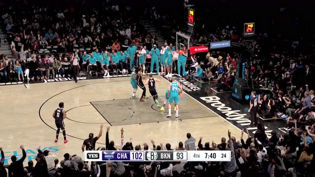 【2022年03月28日 黄蜂vs篮网集锦】杜兰特鬼手一掏断球小托马斯 塞斯库里反击三分命中燃起队友斗志