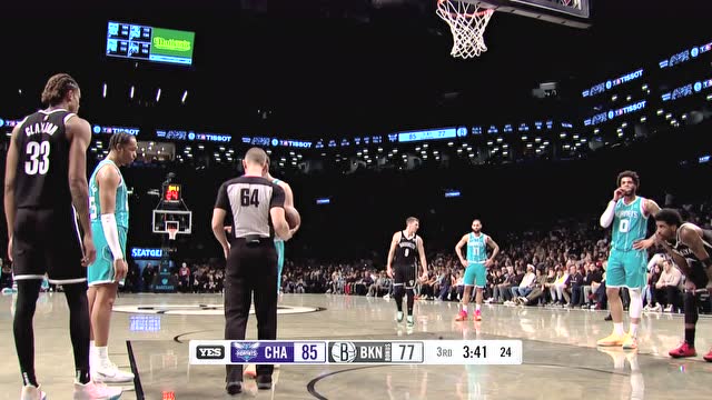 【2022年03月28日 黄蜂vs篮网集锦】我是一个擦球匠擦球本领强！这球太水教练发力使劲擦净