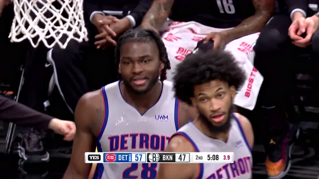 【2022年03月30日】活塞vs篮网第2节中文解说回放