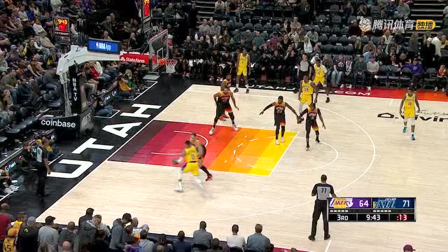 【2022年04月01日 湖人vs爵士集锦】威震天依旧无解 威少连续突破杀伤+中投连砍6分