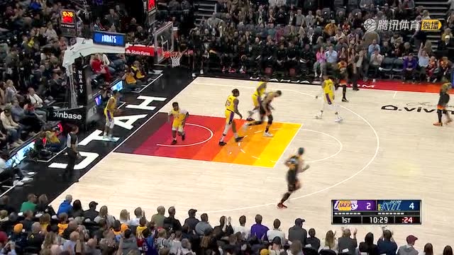 【2022年04月01日 湖人vs爵士集锦】湖人的蜜汁防守？爵士反击康利无人盯防三分命中
