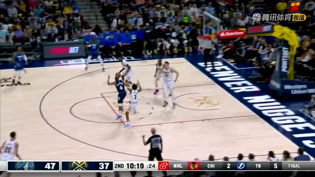 【2022年04月02日 森林狼vs掘金集锦】掘金内线任人蹂躏！小小普林斯强吃考辛斯不够 连约老师他都敢戏耍