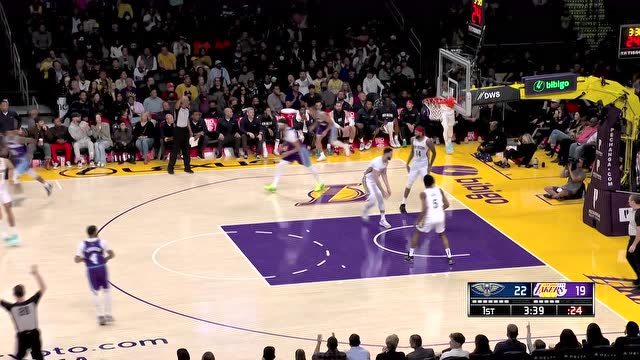 【2022年04月02日 鹈鹕vs湖人集锦】湖人射手开窍左右连中三分 莺歌极限强杀不甘示弱