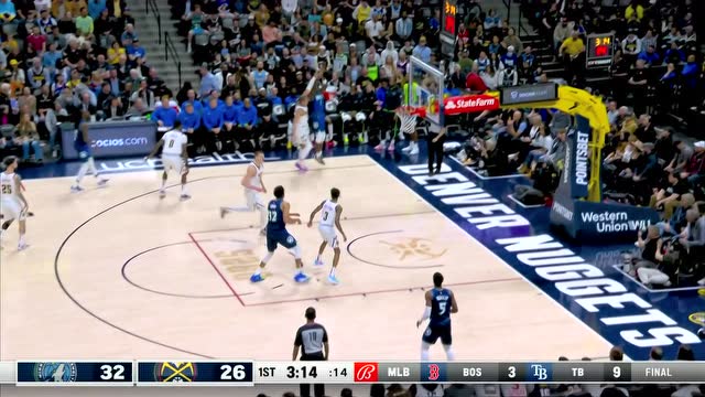 【2022年04月02日 森林狼vs掘金集锦】急了急了他急了！唐斯直接给约老师一打耳光 自觉下场冷静冷静