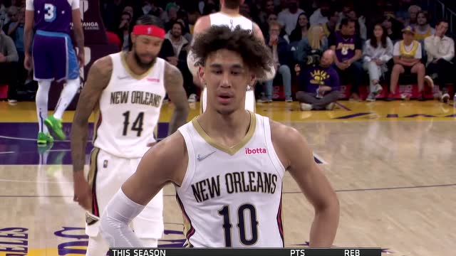 【2022年04月02日】鹈鹕vs湖人第1节中文解说回放