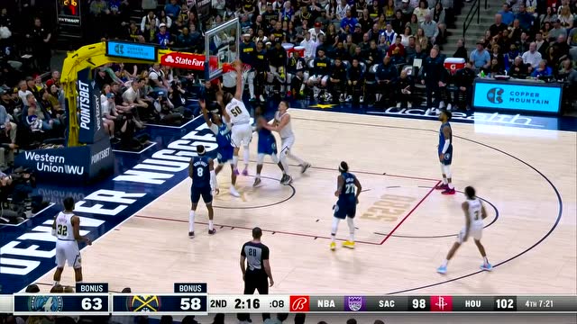 【2022年04月02日 森林狼vs掘金集锦】阿隆收手吧外面全是韦德！戈登空中漫步背扣之后反身劈扣 但只能打九分