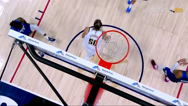 【2022年04月02日 森林狼vs掘金集锦】史上最强九分扣篮王！戈登撞飞防守单臂劈扣尽显霸气