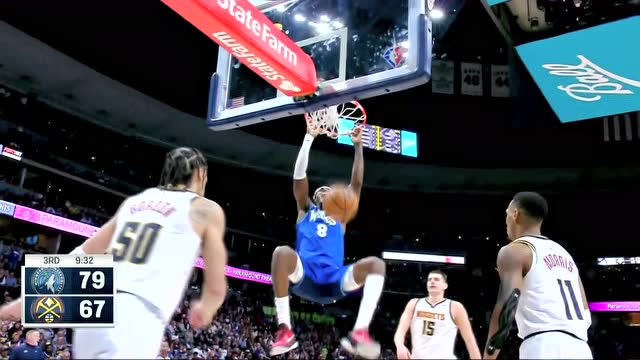 【2022年04月02日 森林狼vs掘金集锦】就你是MVP啊？唐斯惊天血帽约基奇 森林狼反击打停掘金