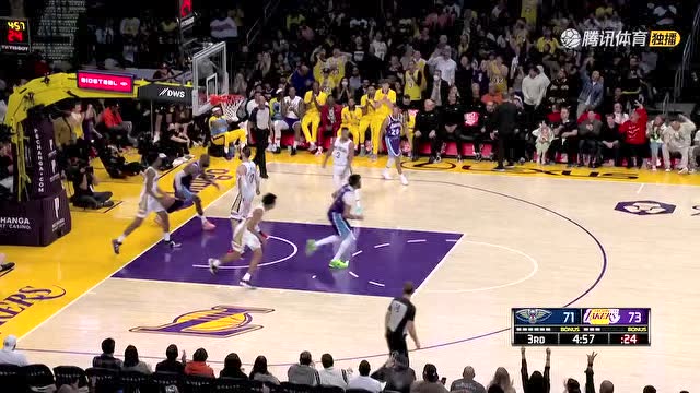 【2022年04月02日 鹈鹕vs湖人集锦】湖人球队集锦 詹眉复出合砍61分