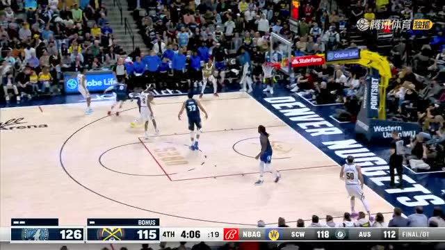 【2022年04月02日 森林狼vs掘金集锦】救命三分太及时 莫里斯连续飙中三分为掘金续命