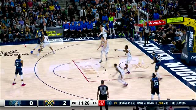 【2022年04月02日 森林狼vs掘金集锦】MVP给唐先生上上对抗 约老师单吃约基奇 唐先生想要找回场子失误被反击