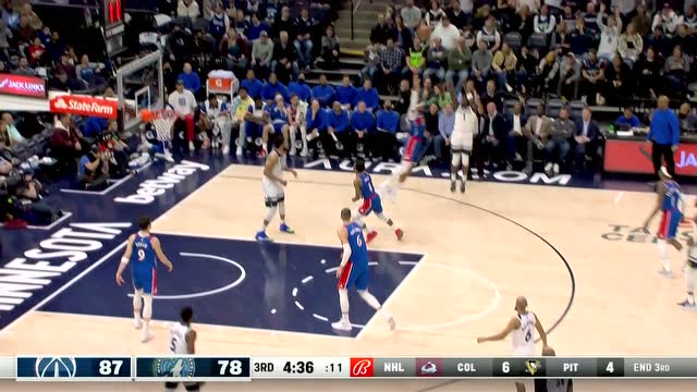 【2022年04月06日 奇才vs森林狼集锦】三分虽迟但到 爱德华兹三分开炮及时止血