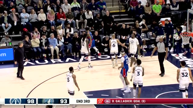 【2022年04月06日 奇才vs森林狼集锦】神仙球来了！伊斯史密斯半场三分骑马射箭灯亮球进