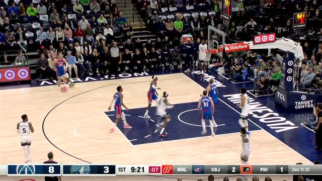 【2022年04月06日 奇才vs森林狼集锦】跳的真高啊 爱德华兹飘逸滑翔上篮尽显天赋