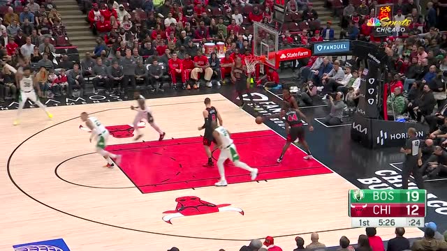 【2022年04月07日 凯尔特人vs公牛集锦】黑云压城城欲摧 霍福德铜墙铁壁大帽拒绝拉文