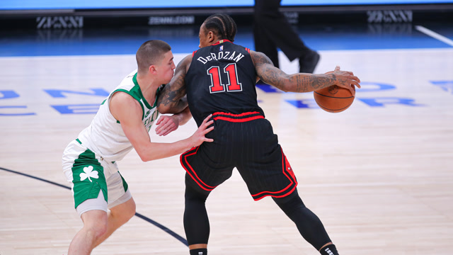 【2022年04月07日 凯尔特人vs公牛集锦】凯尔特人117-94公牛 拉文复出9中2绿军23分大胜公牛