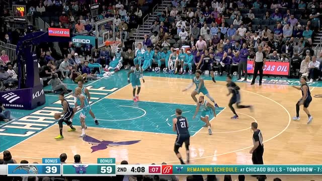 【2022年04月08日】魔术vs黄蜂第2节中文解说回放