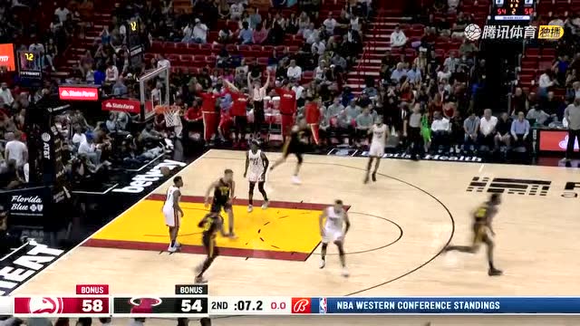 【2022年04月09日 老鹰vs热火集锦】实名举报开挂！特雷杨Logo Shot自信出手应声入网