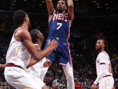 杜兰特追平卡特队史记录 篮网4连胜直取东部第七