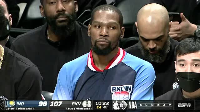 【2022年04月11日】步行者vs篮网中文解说全场回放