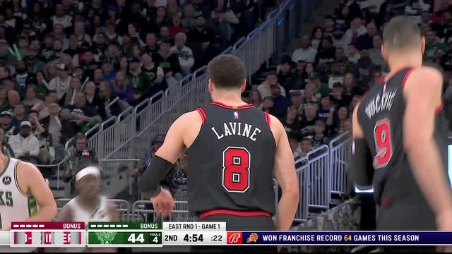 【2022年04月18日】NBA季后赛：公牛vs雄鹿第2节中文解说回放