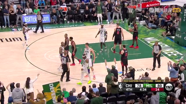 【2022年04月18日 公牛vs雄鹿集锦】公牛86-93雄鹿 字母哥独砍27分16板助队先下一城