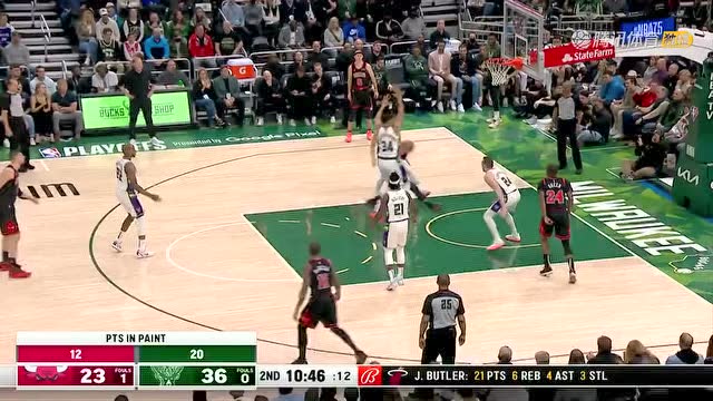 【2022年04月18日 公牛vs雄鹿集锦】雄鹿队集锦 字母哥多次逆天暴扣27+16 大洛神仙球碾压大武器