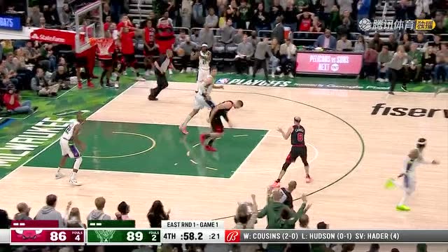 【2022年04月18日 公牛vs雄鹿集锦】没有对比就没有伤害 大洛神仙球打成2+1 武切维奇回头空篮不进几乎葬送比赛