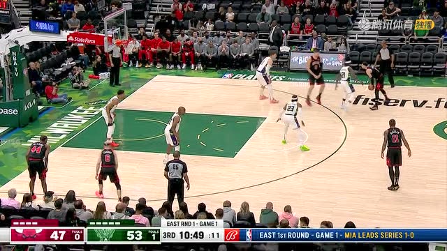 【2022年04月18日 公牛vs雄鹿集锦】速砍6分！公牛三巨头一人一个 中距离