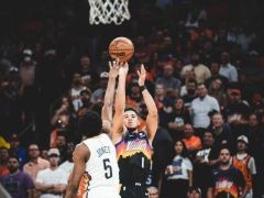 名记：医生建议布克痊愈再复出 太阳G3胜率仍达60%