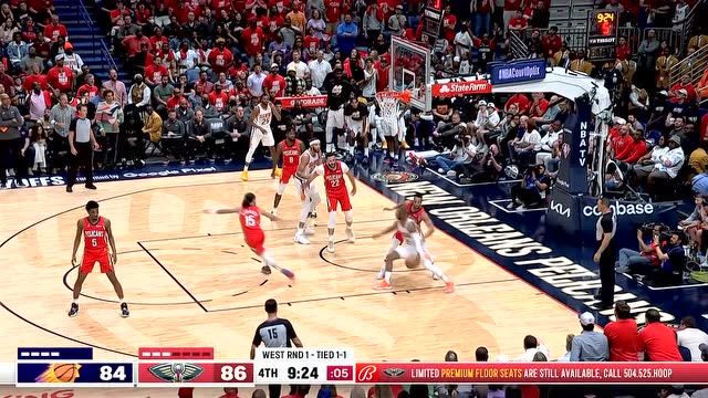 【2022年04月23日 太阳vs鹈鹕集锦】神奇小子阿尔瓦拉多三分穿针 保罗稳健中投完成回应