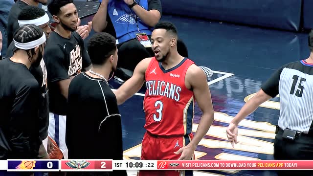 【2022年04月23日 太阳vs鹈鹕集锦】一点儿机会都不给你 瓦兰丘纳斯无情大帽扇飞布里奇斯