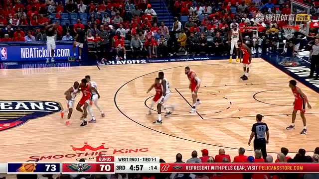 【2022年04月23日 太阳vs鹈鹕集锦】冲在最前无所畏惧 琼斯反击1打0双手暴扣