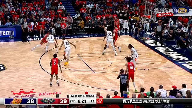 【2022年04月23日 太阳vs鹈鹕集锦】别以为他就是个投手 保罗连线沙梅特隔扣海斯险些酿冲突