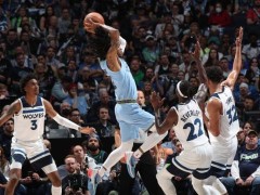 状态起伏！莫兰特全场贡献11分8助15板