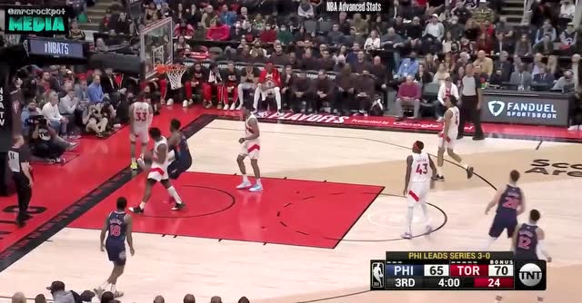 【2022年04月24日 76人vs猛龙集锦】恩比德拇指韧带撕裂带伤出战砍21分8篮板