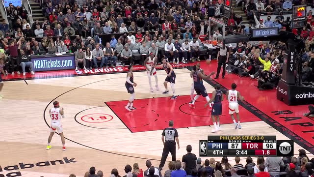 【2022年04月24日 76人vs猛龙集锦】费城102-110猛龙 西亚卡姆34分率队击败登帝组合