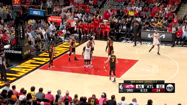 【2022年04月25日 热火vs老鹰集锦】强硬碾压势不可挡 塔克背打转身勾手一气呵成