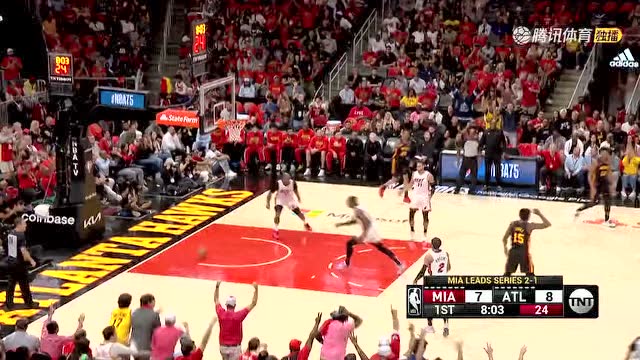 【2022年04月25日 热火vs老鹰集锦】特雷杨仅9分入账 痴迷三分投射无奈手感低迷