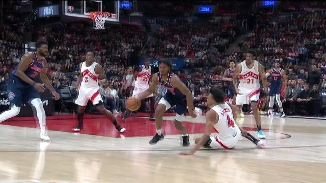 【2022年04月29日 76人vs猛龙集锦】弹道无需修正 马克思三分穿云箭射穿球网