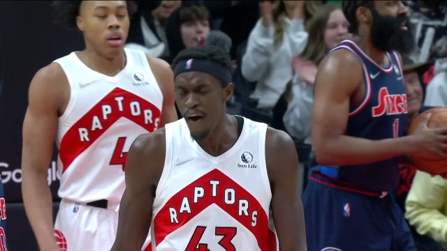 【2022年04月29日 76人vs猛龙集锦】一个字就是干 西亚卡姆生吃哈里斯打成2+1