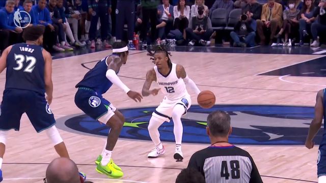 【2022年04月30日 灰熊vs森林狼集锦】白马银枪撕裂防线 莫兰特冲击禁区连砍4分