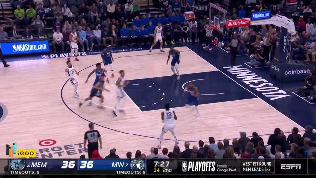 【2022年04月30日 灰熊vs森林狼集锦】制霸攻防打停森林狼 杰克逊外线发炮大帽门罗