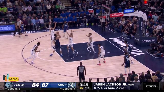 【2022年04月30日 灰熊vs森林狼集锦】火箭升空残暴轰炸 麦克丹尼尔斯腾云驾雾空接隔扣杰克逊