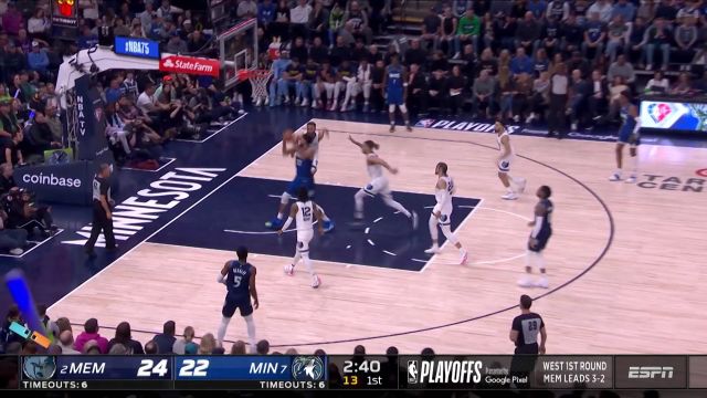 【2022年04月30日 灰熊vs森林狼集锦】丝毫不给面子 安德森钉板大帽唐斯