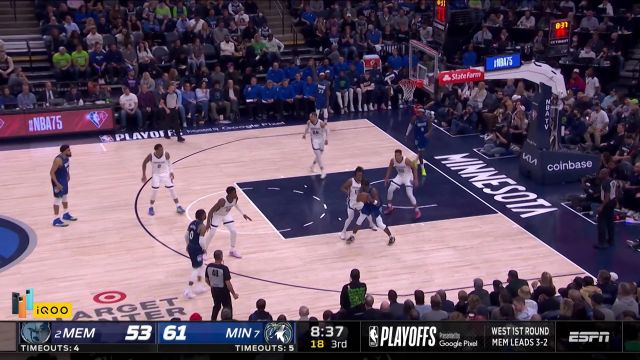 【2022年04月30日 灰熊vs森林狼集锦】身高臂长碾压全场 唐斯猿臂轻舒小抛投独战双雄