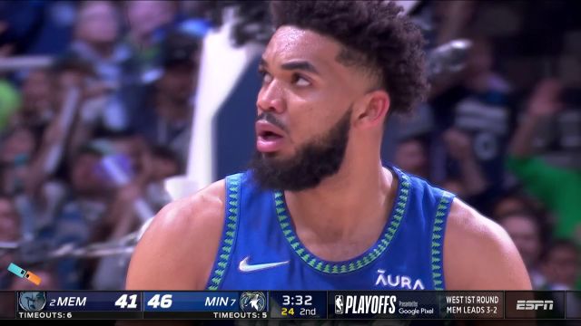 【2022年04月30日 灰熊vs森林狼集锦】欢呼声掀翻穹顶 唐斯突破凶残劈扣