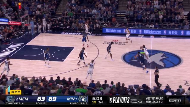 【2022年04月30日 灰熊vs森林狼集锦】时间领主名不虚传 安德森晃开麦克丹尼尔斯突破挑篮