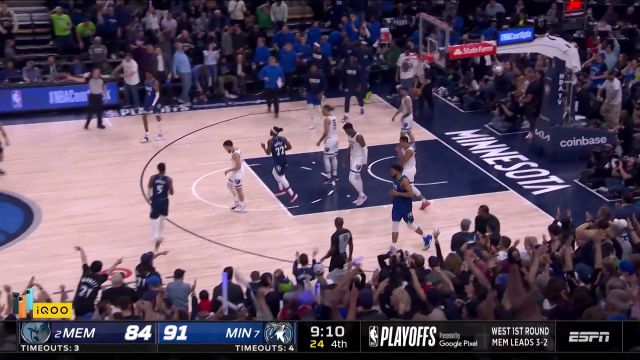 【2022年04月30日 灰熊vs森林狼集锦】冲锋陷阵势不可挡 唐斯大鹏展翅暴力单臂劈扣