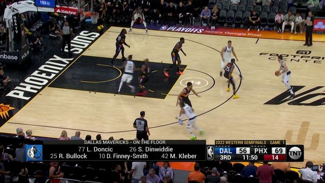 【2022年05月03日 独行侠vs太阳集锦】空中作业 东契奇吸引火力助鲍威尔完成空接连线